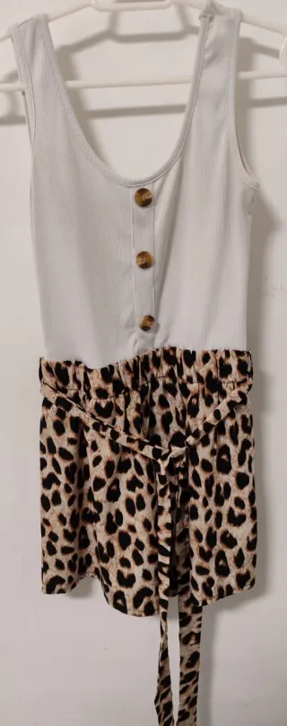 Mono corto estampado animal print