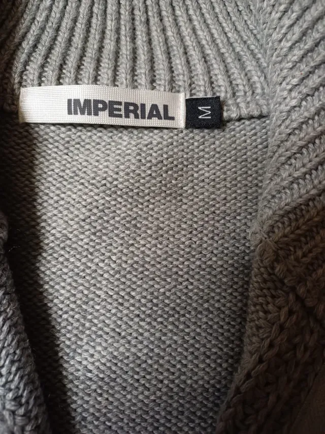 Maglione uomo grigio taglia M