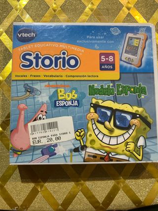 Vtech Storio Varios cargador videojuegos monigote