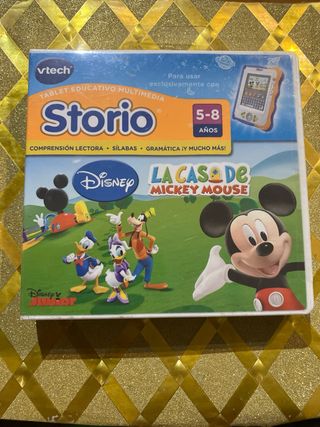 Vtech Storio Varios cargador videojuegos monigote