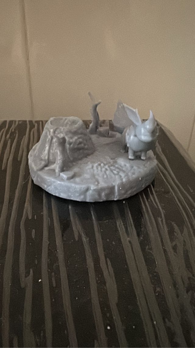 Figura Flareon 3D Diseño Propio