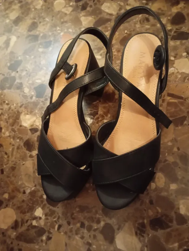 #Nuevas #Sandalias de tacón elegantes (negros)