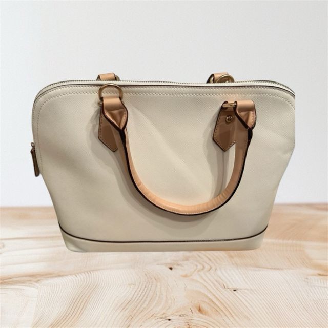 Bolso SARA blanco y rosa polipiel