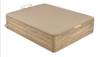 Canapé abatible madera y tela