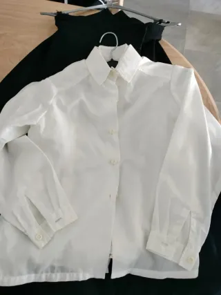 Traje campero blanco y negro