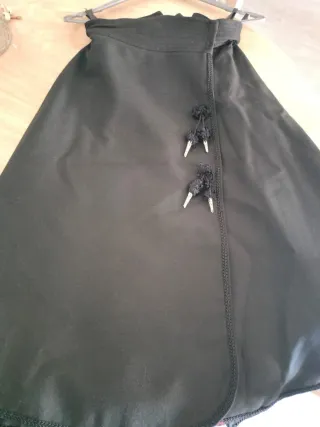 Traje campero blanco y negro