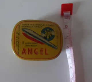 Caja antigua agujas gramola y pickup