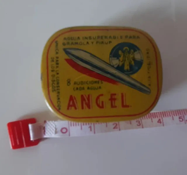 Caja antigua agujas gramola y pickup