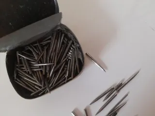 Caja antigua agujas gramola y pickup