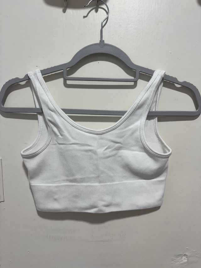 Crop top blanco