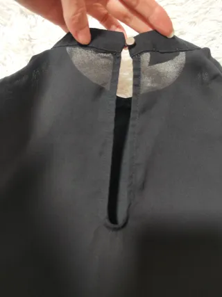 Camisa de gasa sin mangas