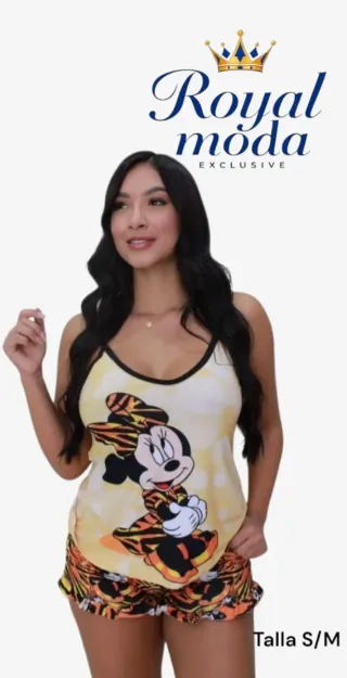 Pijama Minnie Mouse 2 piezas 