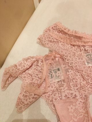 Braguitas H&M Lace Rosa Talla M (4 unidades)