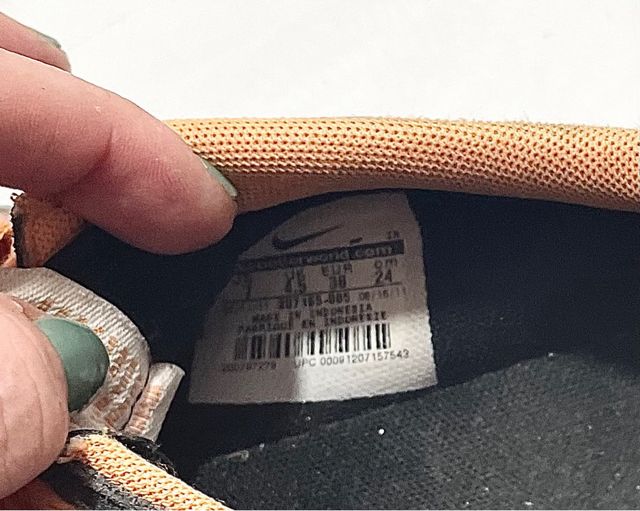 Nike Oceania T.38 Naranja/Negro RETRO