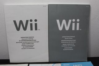 Manuales Originales - Nintendo Wii