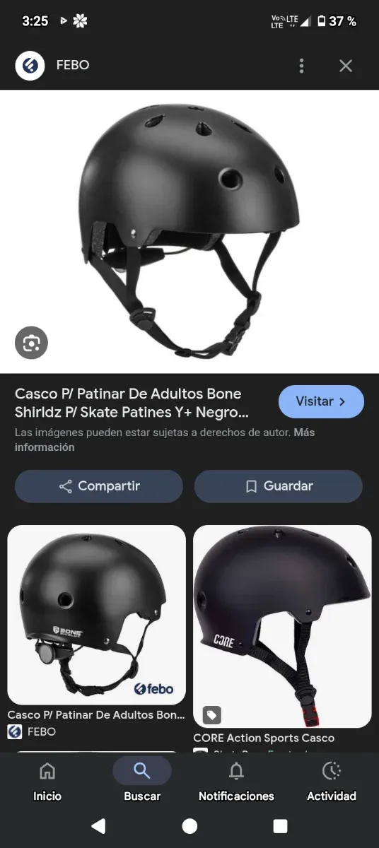 Casco M Bici/Patín Negro