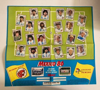 Poster Album Mexico 86 Panini La Vache qui rit