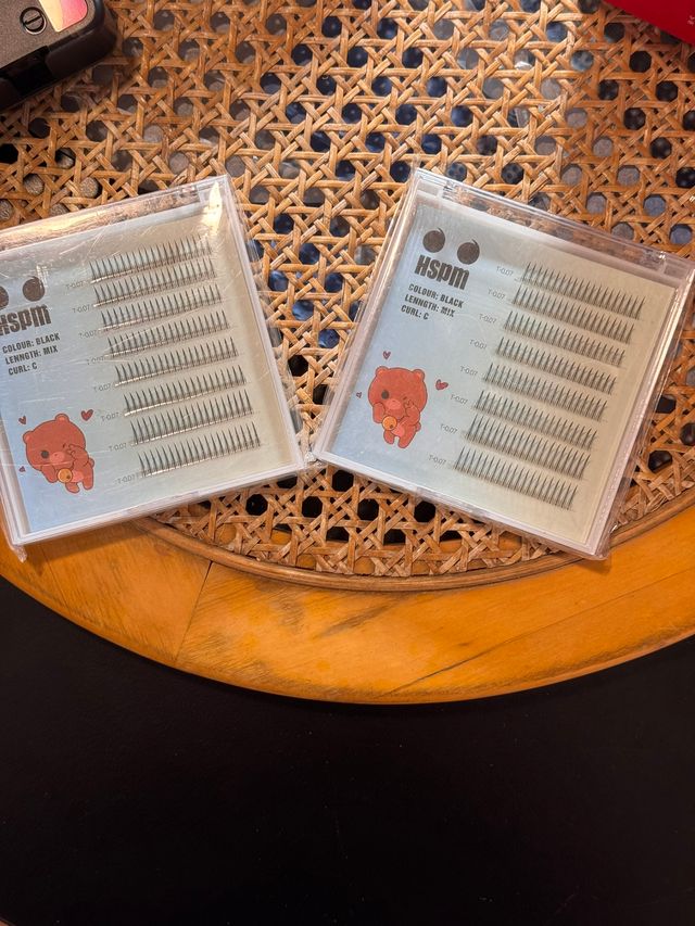 3 Cajas Pestañas Postizas Volumen Ruso C 0.07