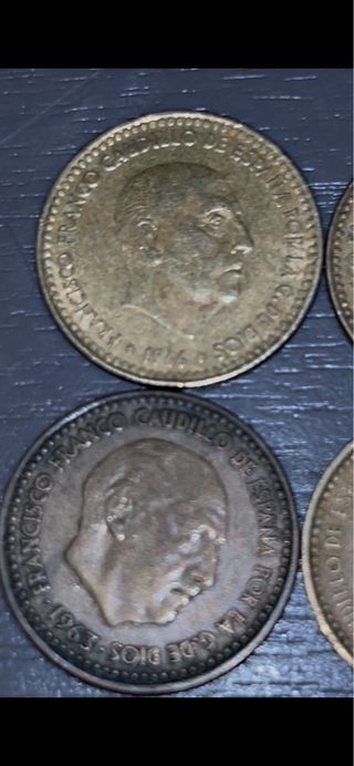 Moneda 1 Peseta Franco 1966
