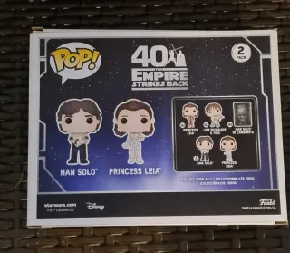 Funko Pop Doble Han Solo y Princesa Leia