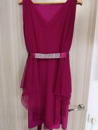 Vestido de fiesta con pedrería