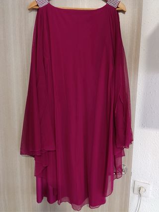 Vestido de fiesta con pedrería