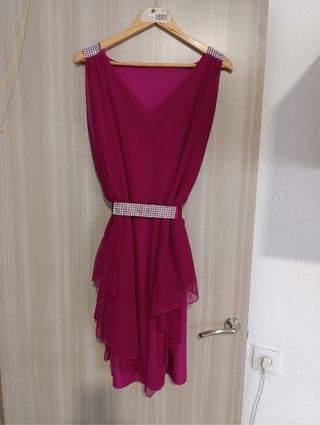 Vestido de fiesta con pedrería