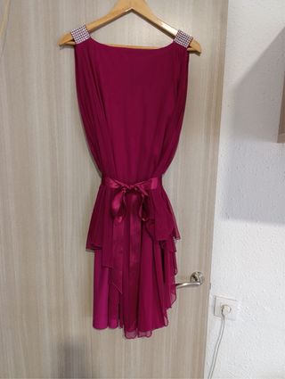 Vestido de fiesta con pedrería