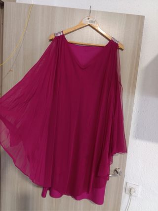 Vestido de fiesta con pedrería
