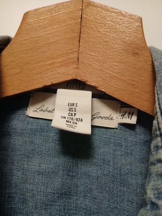 Camicia denim H&M lunga M