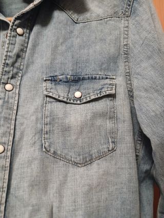 Camicia denim H&M lunga M
