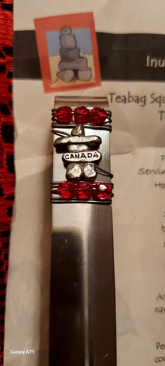 Spremi bustine tè/Pinza pasticcini Inukshuk