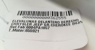 55363286ad elevalunas delantero jeep grand 362555
