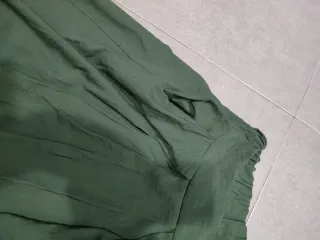 Falda larga con bolsillos Leño talla única