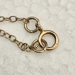 Collar Plata 925 Dorada Danés Moderno