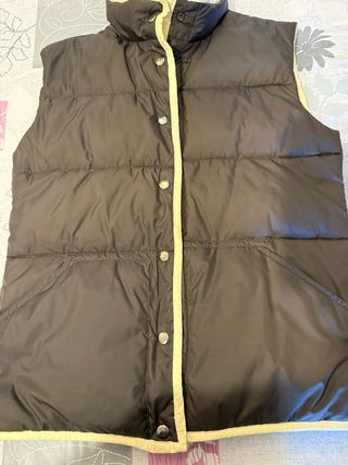 Gilet imbottito marrone