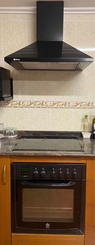 Horno, vitro y extractor
