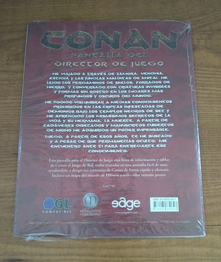 CONAN JUEGO DE ROL PANTALLA DEL DIRECTOR DE JUEGO