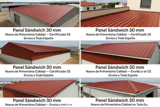 Panel Sándwich 30mm Cubierta y Fachada