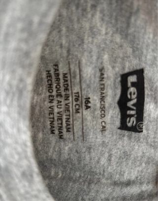 Camiseta Levi's gris con logo