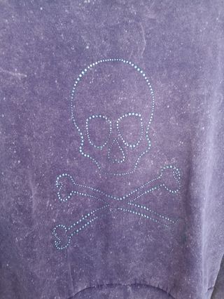 Sudadera Scalpers Morada Calavera