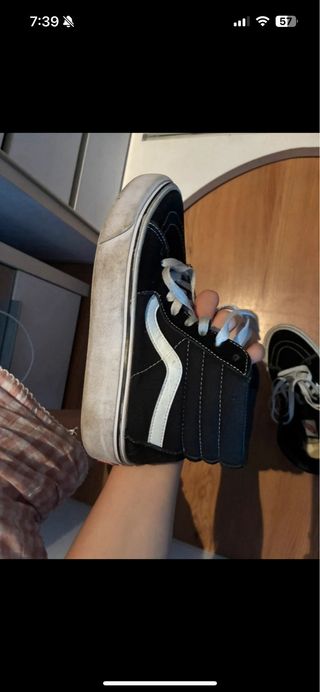 Vans Old Skool Plataforma Bota Negra