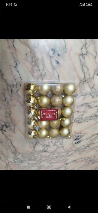 Lotto nuovo accessori x albero Natale