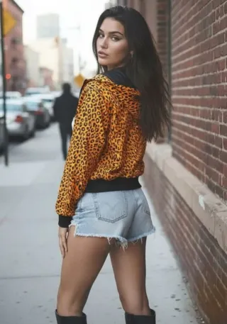 XL Chaqueta Adidas Reversible Leopardo AnimalPrint