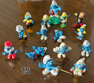 15 Puffi/Schmurf anni '80