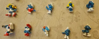 25 Puffi/Schmurf anni '70/'80