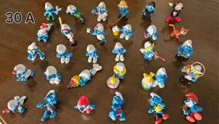 30 Puffi/Schmurf anni '80 (Serie A)