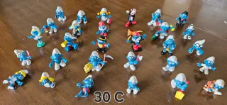 30 Puffi/Schmurf anni '80 (Serie C)