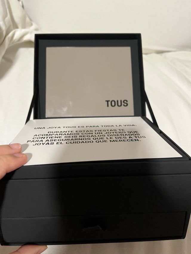 Joyero TOUS Negro y Plateado