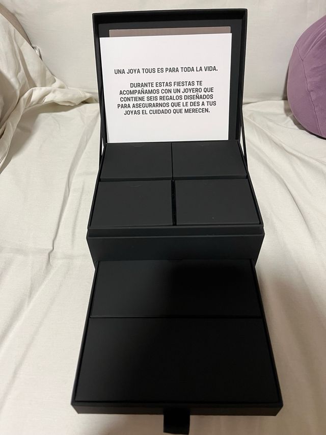 Joyero TOUS Negro y Plateado